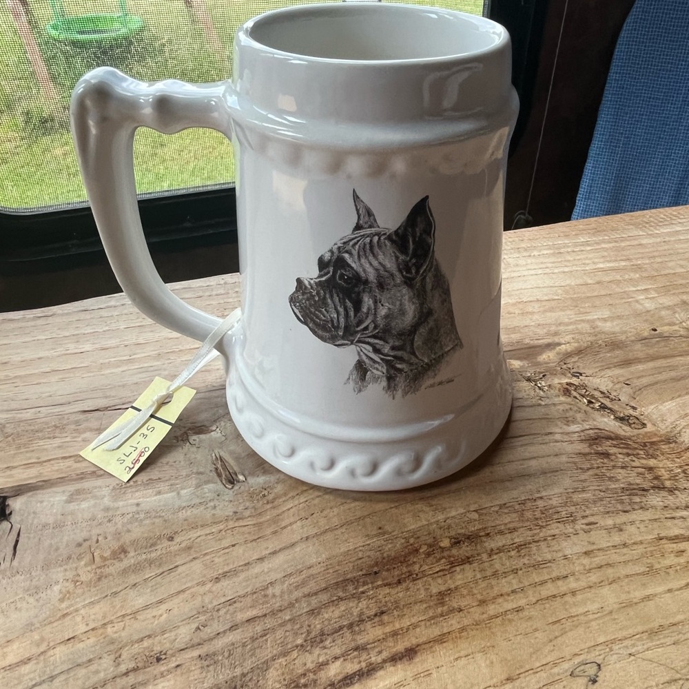 Mccoy White Dog Illustration Mug
